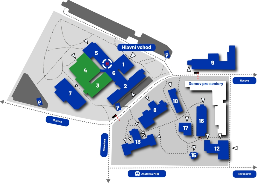 ORL - ušní, nosní, krční oddělení